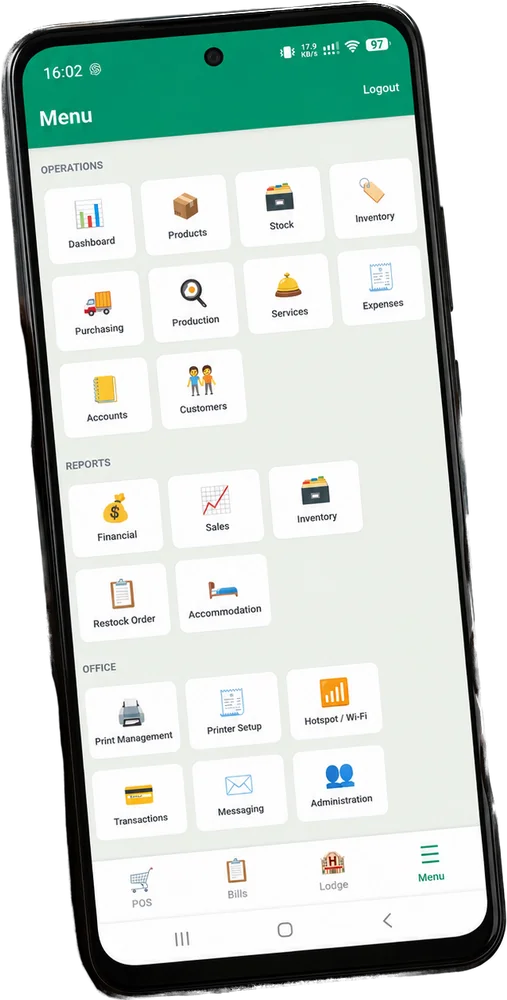 Hotel360 app running on an ordinary Android phone